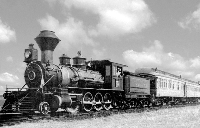 Santa Fe locomotive 1880