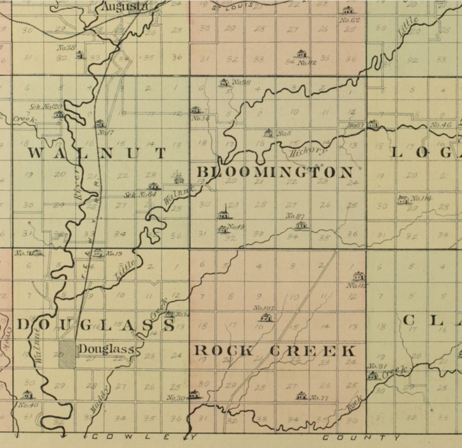 historical atlas of Butler County, Kansas 1885