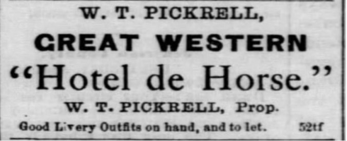 Ad in Independent-Journal in Ottawa, Kansas, Apr 30, 1874